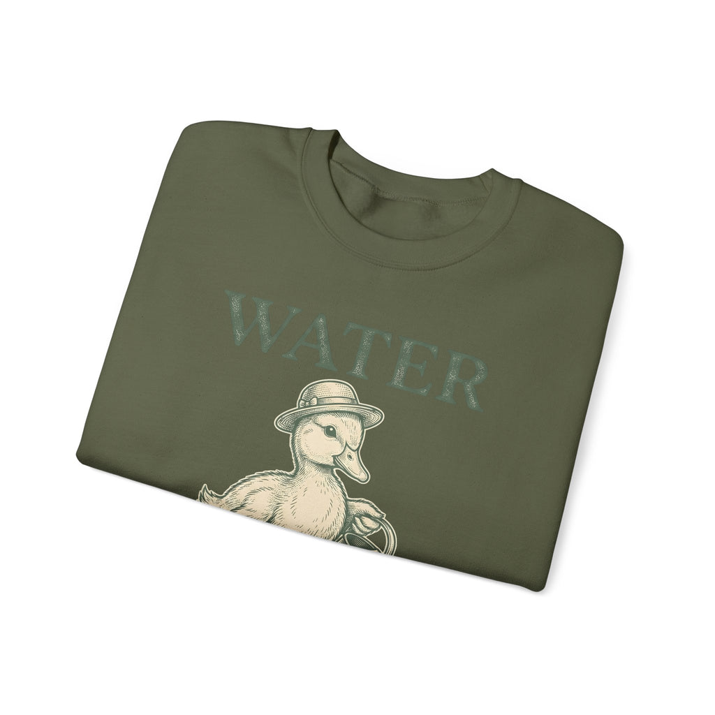 Duck Flower Pot Sweatshirt Easter Landscaping Gift Women Old School Sweatshirt Planter Sweatshirt Easter Fan Vintage Sweatshirt Gardening Graphic Doodle Cap