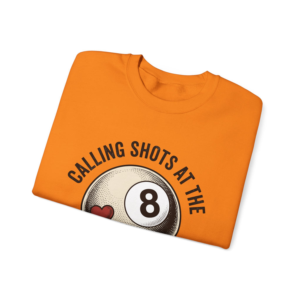 Billiard Ball Billiards Lounge Gift Retro Pool Ball Billiard Fan Vintage Bar Classic Heart Sweatshirt