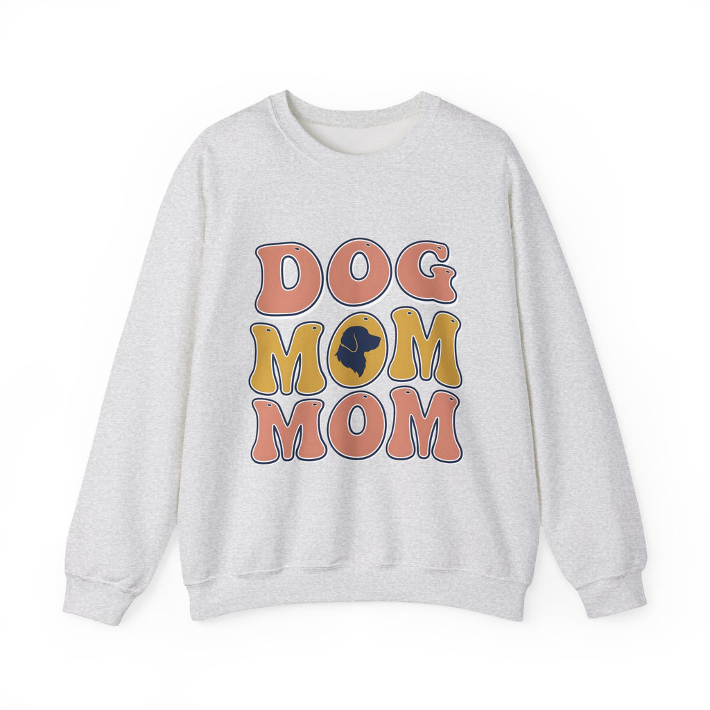 Dog Outline Sweatshirt Dog Mom Animal Gift Women Vintage Sweatshirt Puppy Sweatshirt Dog Mom Fan Retro Sweatshirt Creature Graphic Minimalist Large Text Sweatshirt
