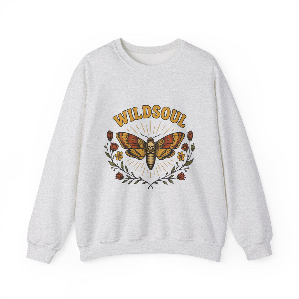 Insect Skull Sweatshirt Gothic Wilderness Gift Women Blackwork Sweatshirt Bug Sweatshirt Dark Fan Tattoo Sweatshirt Nature Graphic Hand Drawn Blossom Sweatshirt