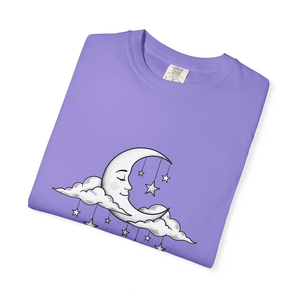 Crescent Moon T-Shirt Nurses Career Gift Women Line Art T-Shirt Lunar T-Shirt Nurse Enthusiast Minimalist T-Shirt Professional Graphic Clean