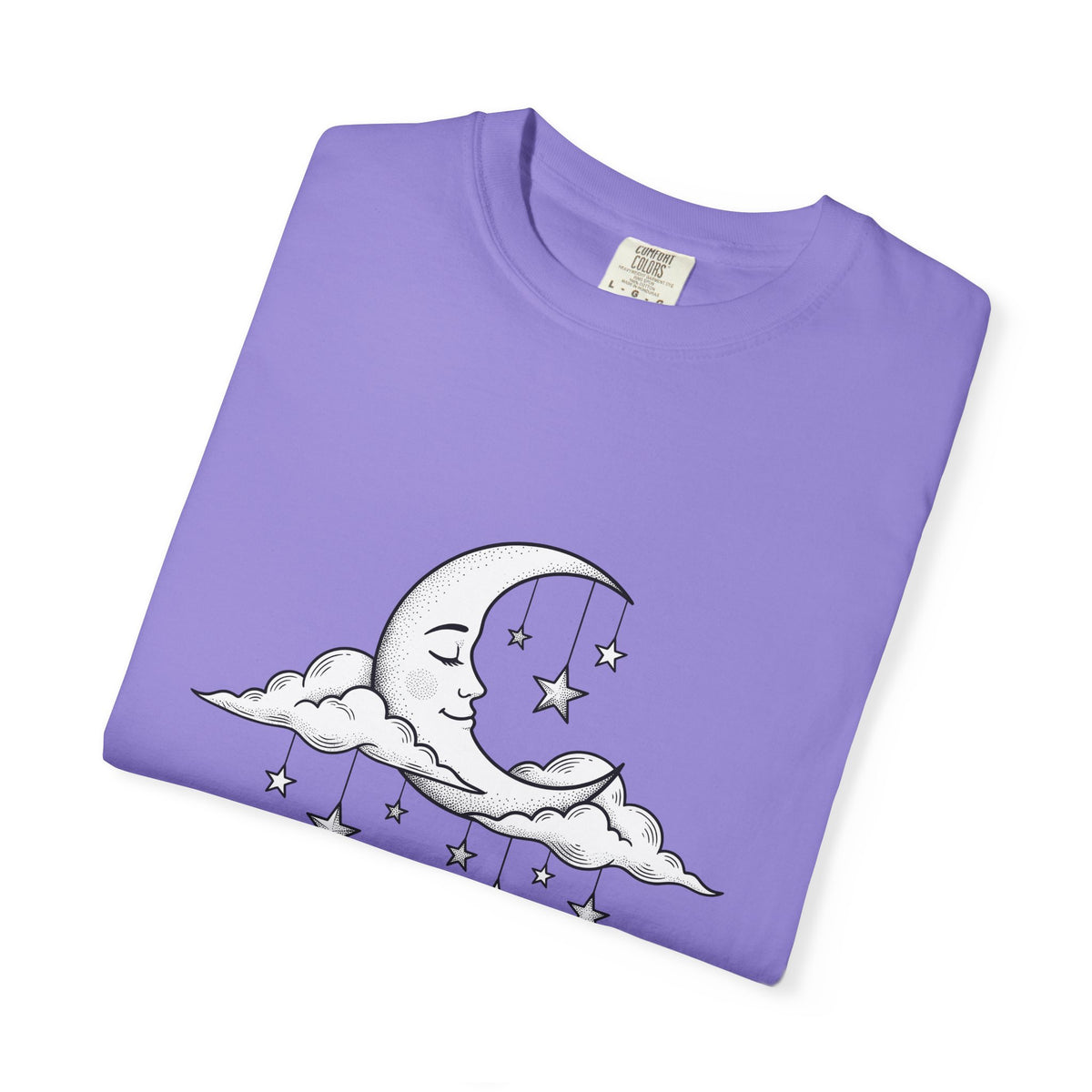 Crescent Moon T-Shirt Nurses Career Gift Women Line Art T-Shirt Lunar T-Shirt Nurse Enthusiast Minimalist T-Shirt Professional Graphic Clean