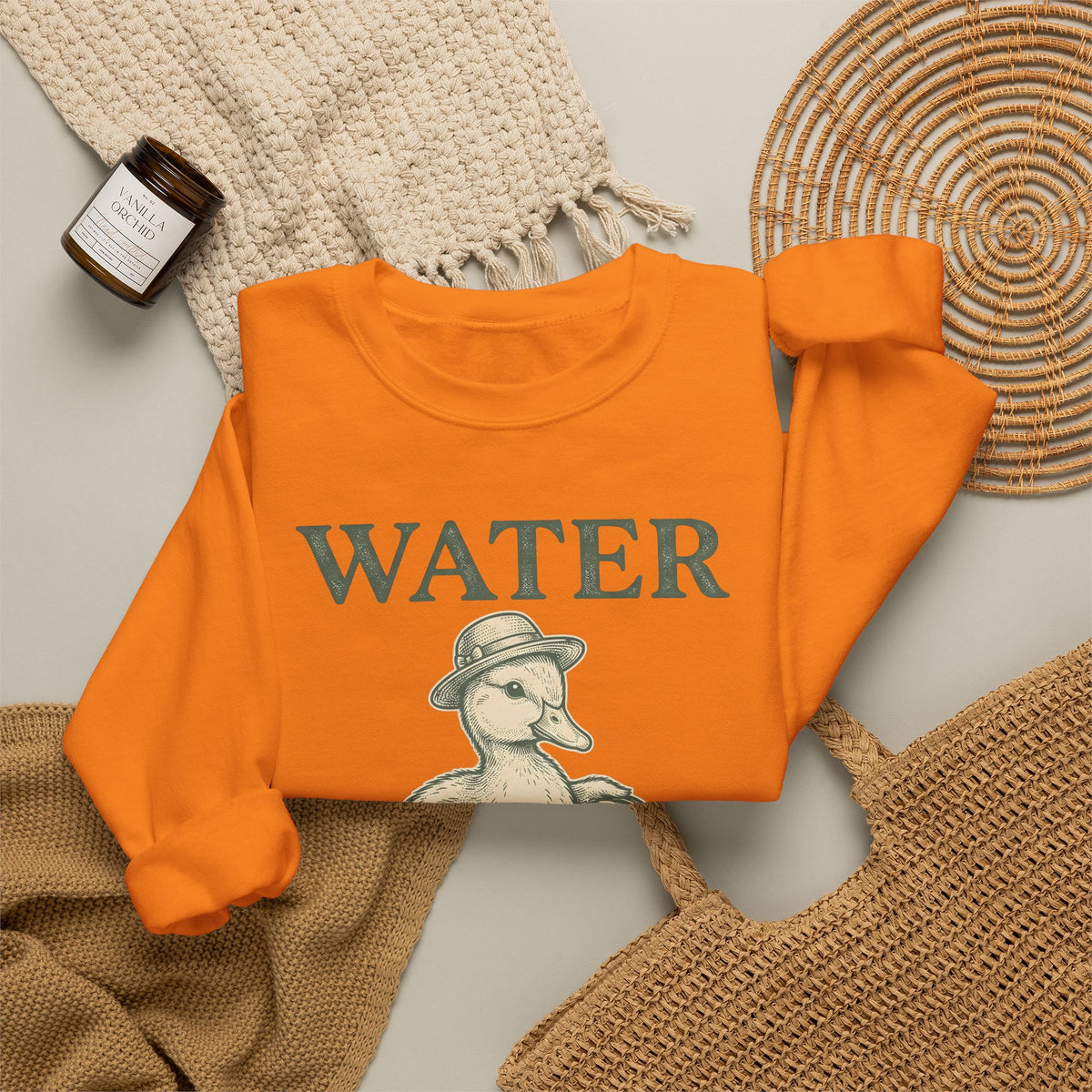 Duck Flower Pot Sweatshirt Easter Landscaping Gift Women Old School Sweatshirt Planter Sweatshirt Easter Fan Vintage Sweatshirt Gardening Graphic Doodle Cap