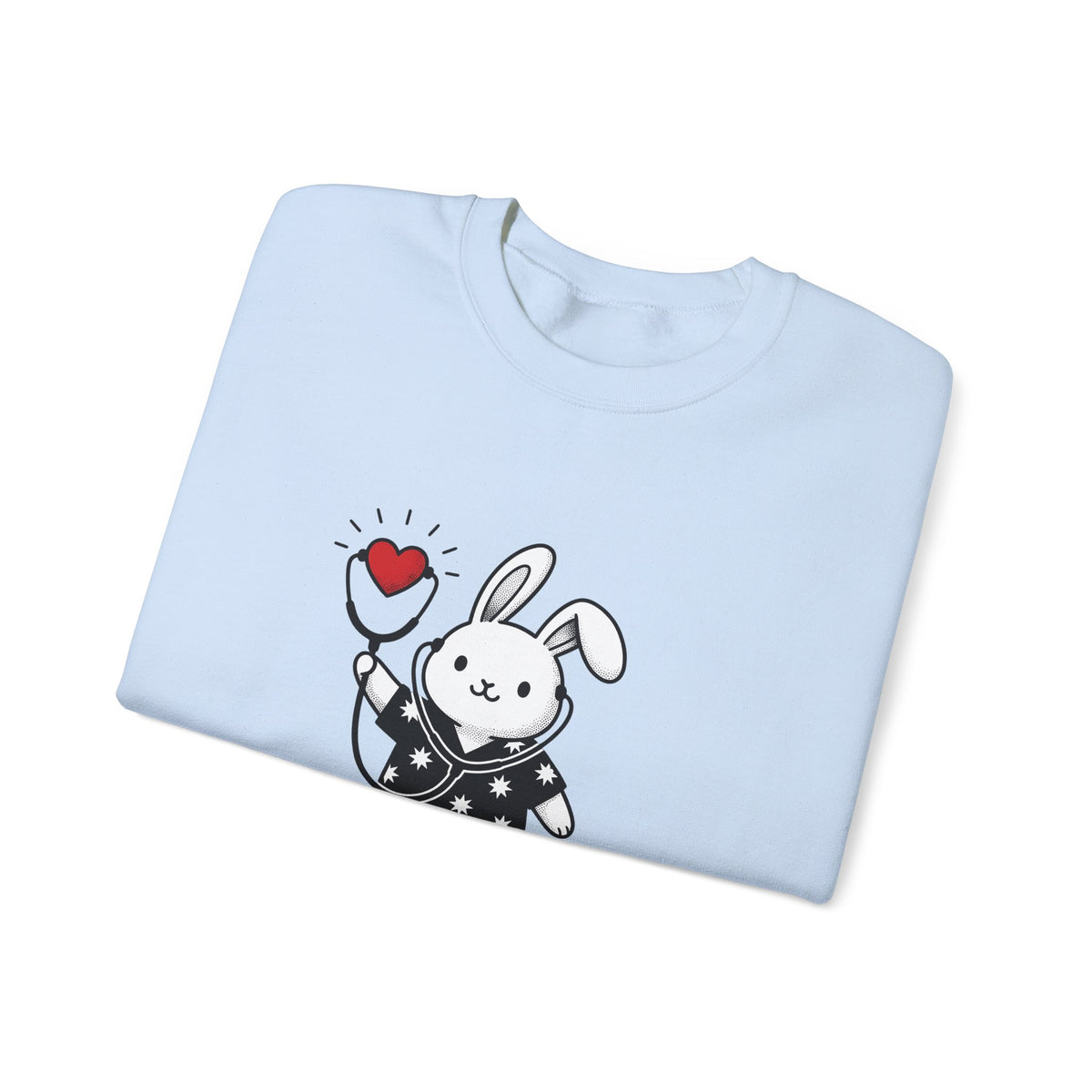 Rabbit Doctor Sweatshirt Nurses Pet Gift Women Kawaii Sweatshirt Bunny Doctor Sweatshirt