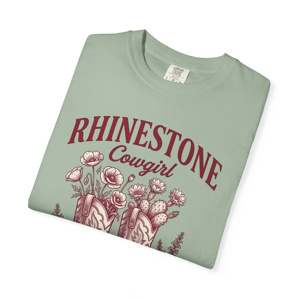 Western Boots Cowgirl Cowboy Gift Retro Cowboy Boots Rodeo Fan Cowboy Boot Vintage Sketch T-Shirt