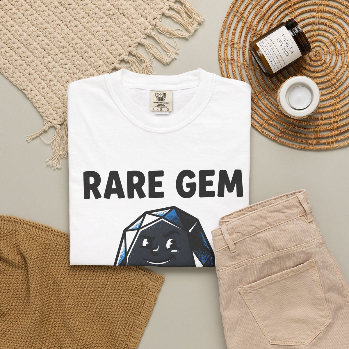 Jewel Icon Christmas Satire Gift Animation Gemstone Xmas Fan Cartoon Parody Classic Crimson Knot T-Shirt
