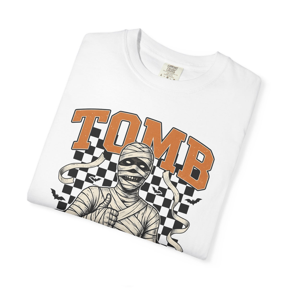 Wrapped Mummy T-Shirt Halloween Fright Gift Women Old School T-Shirt Mummy T-Shirt Horror Fan Scary T-Shirt Scare Graphic