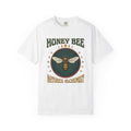 Honey Bee T-Shirt Boho Chic Nature Gift Women Vintage T-Shirt Bee T-Shirt Bohemian Fan Distressed Graphic Illustration Retro Stars T-Shirt