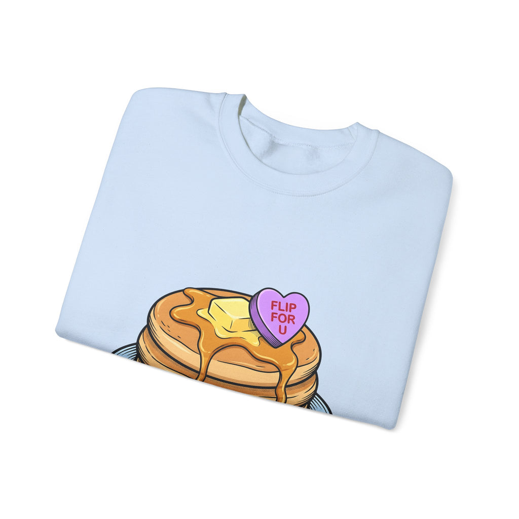 Pancakes Pile Sweatshirt Desserts Brunch Gift Women Comic Sweatshirt Pancake Stack Sweatshirt Sweets Fan Cartoon Sweatshirt Breakfast Graphic Design Graphic