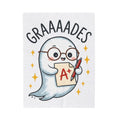 Ghost Teacher Blanket Teachers School Gift Women Cute Kawaii Blanket Specter Blanket Educator Enthusiast Kawaii Blanket Classroom Graphic Cartoon