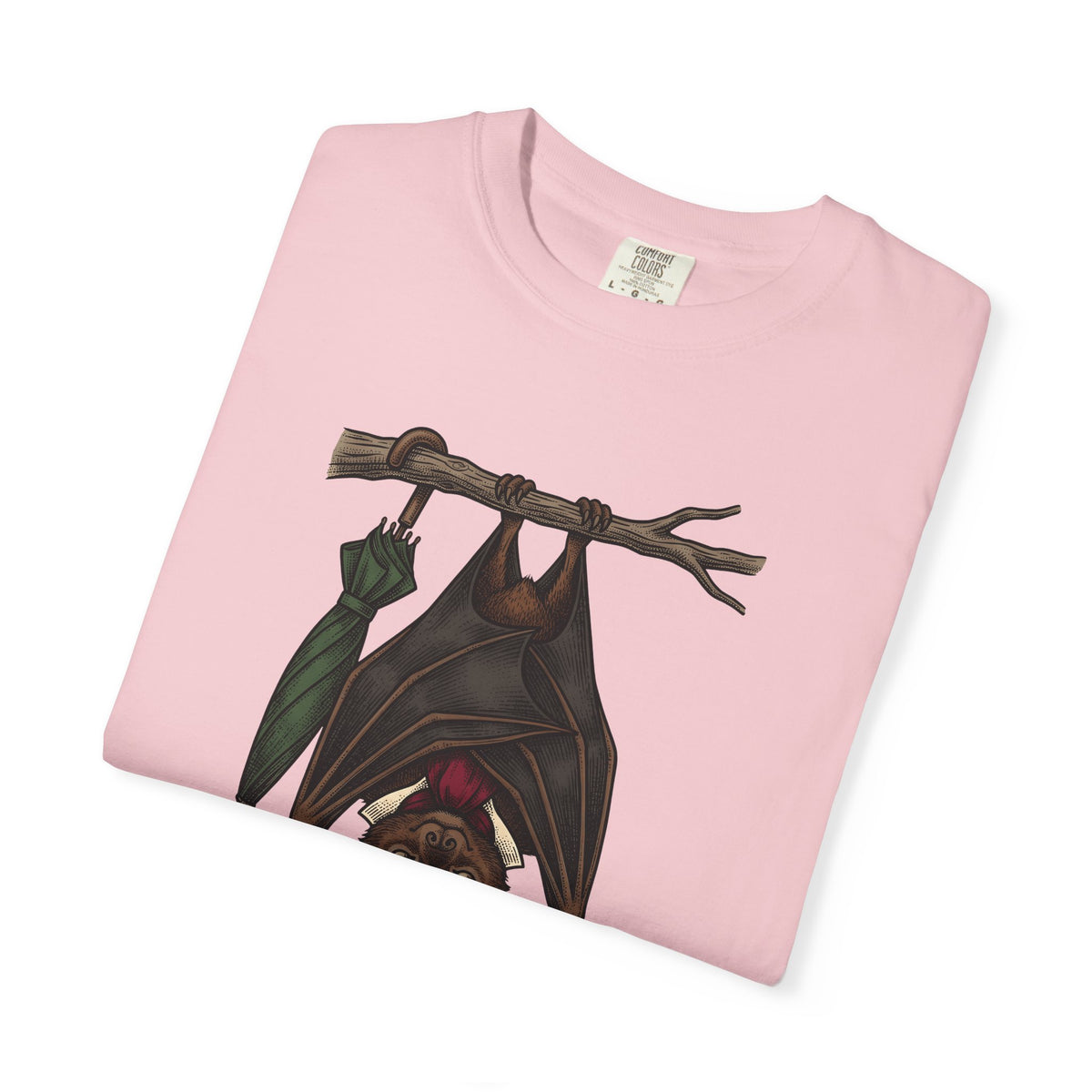 Bat Clipart T-Shirt Funny Creature Gift Women Doodle T-Shirt Bat T-Shirt Humor Fan Cartoon T-Shirt Beast Graphic Classic Parasol T-Shirt