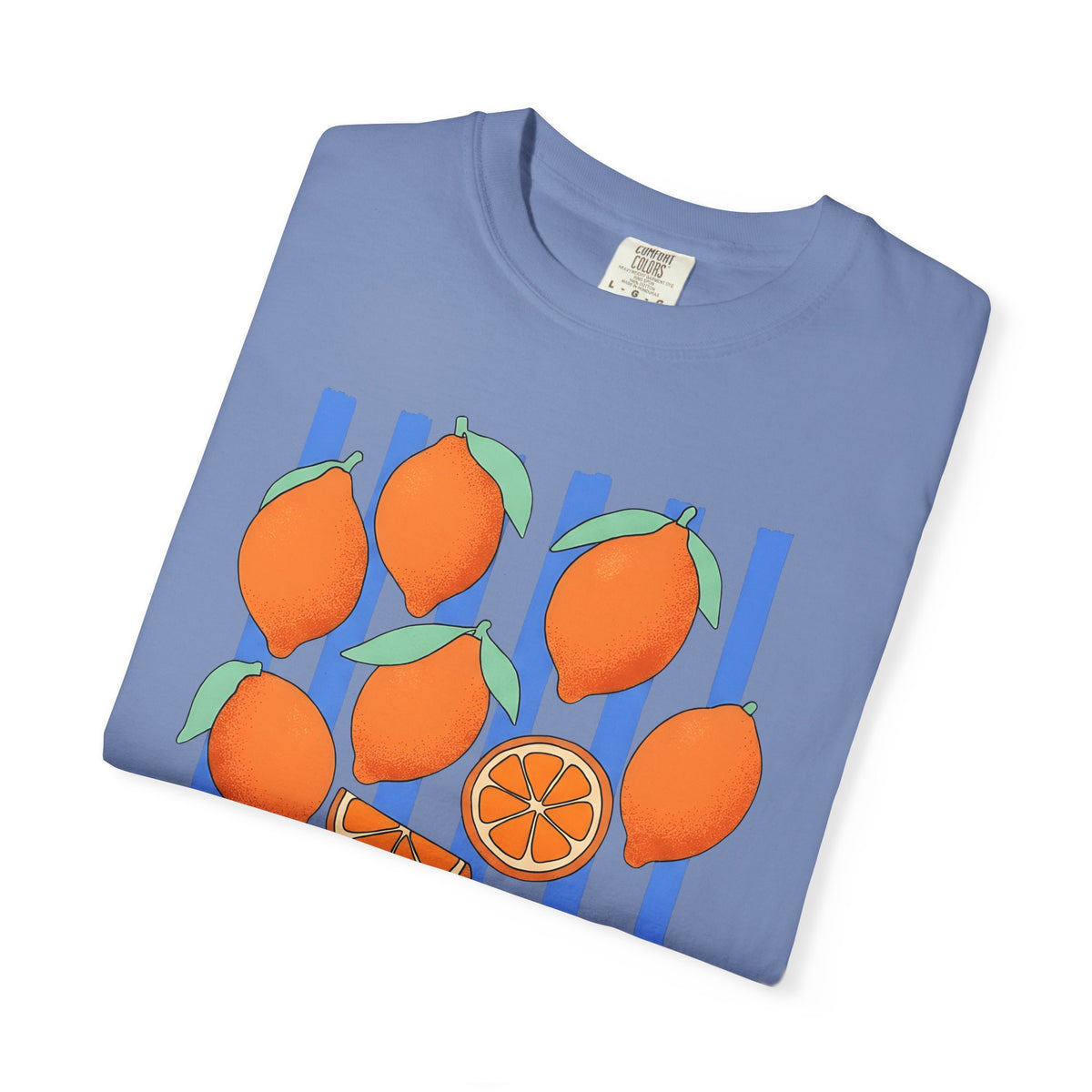 Lemon Fruit T-Shirt Drinks Vacation Gift Women Cartoon T-Shirt Citrus T-Shirt Beverage Fan Cocktail Graphic Classic Orange Segment T-Shirt