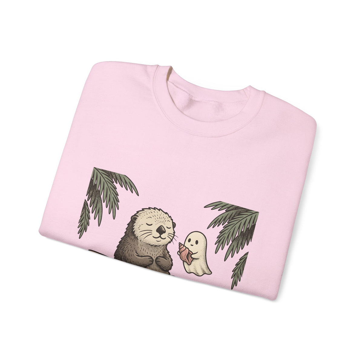 Otter Wave Sweatshirt Sports Seaside Gift Women Playful Sweatshirt Otter Sweatshirt Athlete Fan Cartoon Sweatshirt Coastal Graphic Old School Apparition Sweatshirt