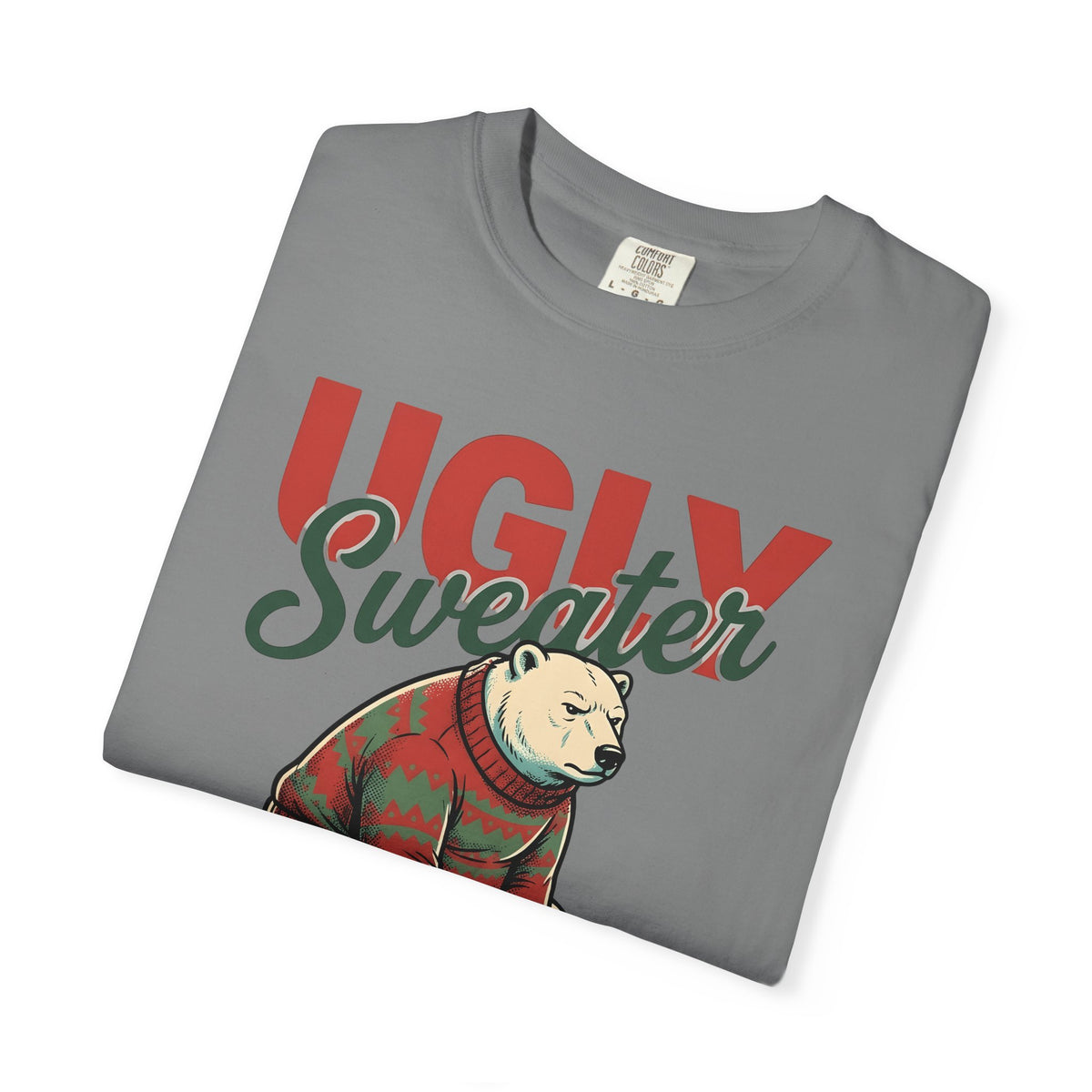 Arctic Bear Sweater Christmas Fauna Gift Nostalgic Polar Bear Xmas Fan Vintage Wildlife Doodle T-Shirt