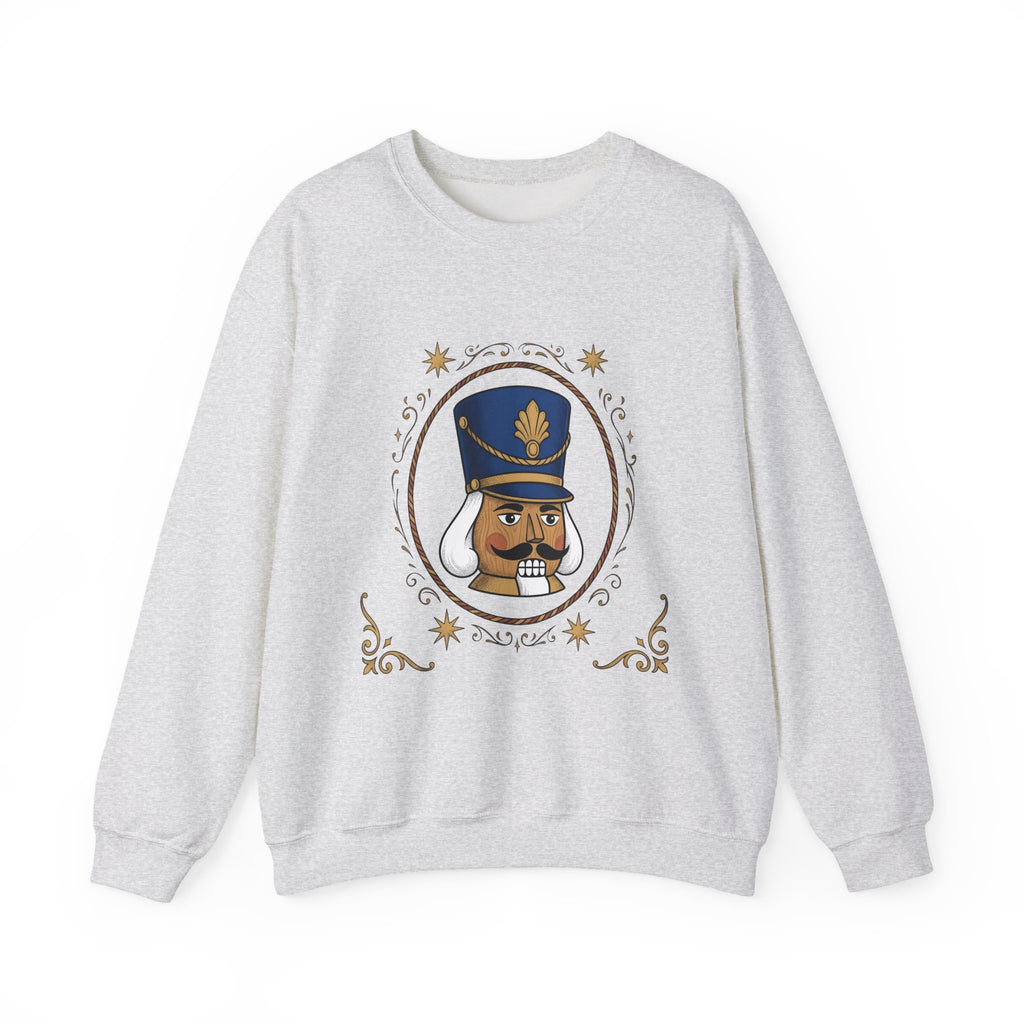 Nutcracker Mask Sweatshirt Christmas Celebration Gift Women Antique Sweatshirt Nutcracker Sweatshirt Xmas Fan Vintage Sweatshirt Party Graphic Doodle Sparkle