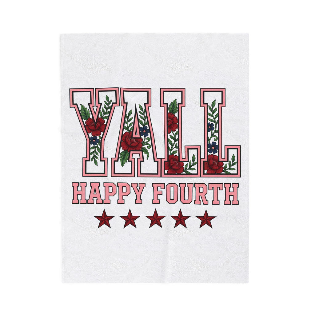 Bloom Varsity Initials Blanket 4th Of July Independence Gift Women Heavy Blanket Varsity Jacket Blanket Patriotic Fan Grunge Blanket Freedom