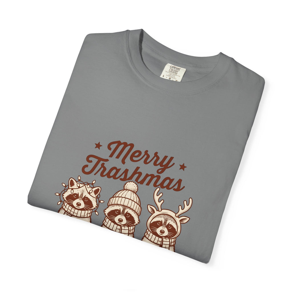 Raccoon Set T-Shirt Christmas Pets Gift Women Line Art T-Shirt Raccoon T-Shirt Xmas Fan Illustration T-Shirt Animal Graphic Classic Holiday Gear