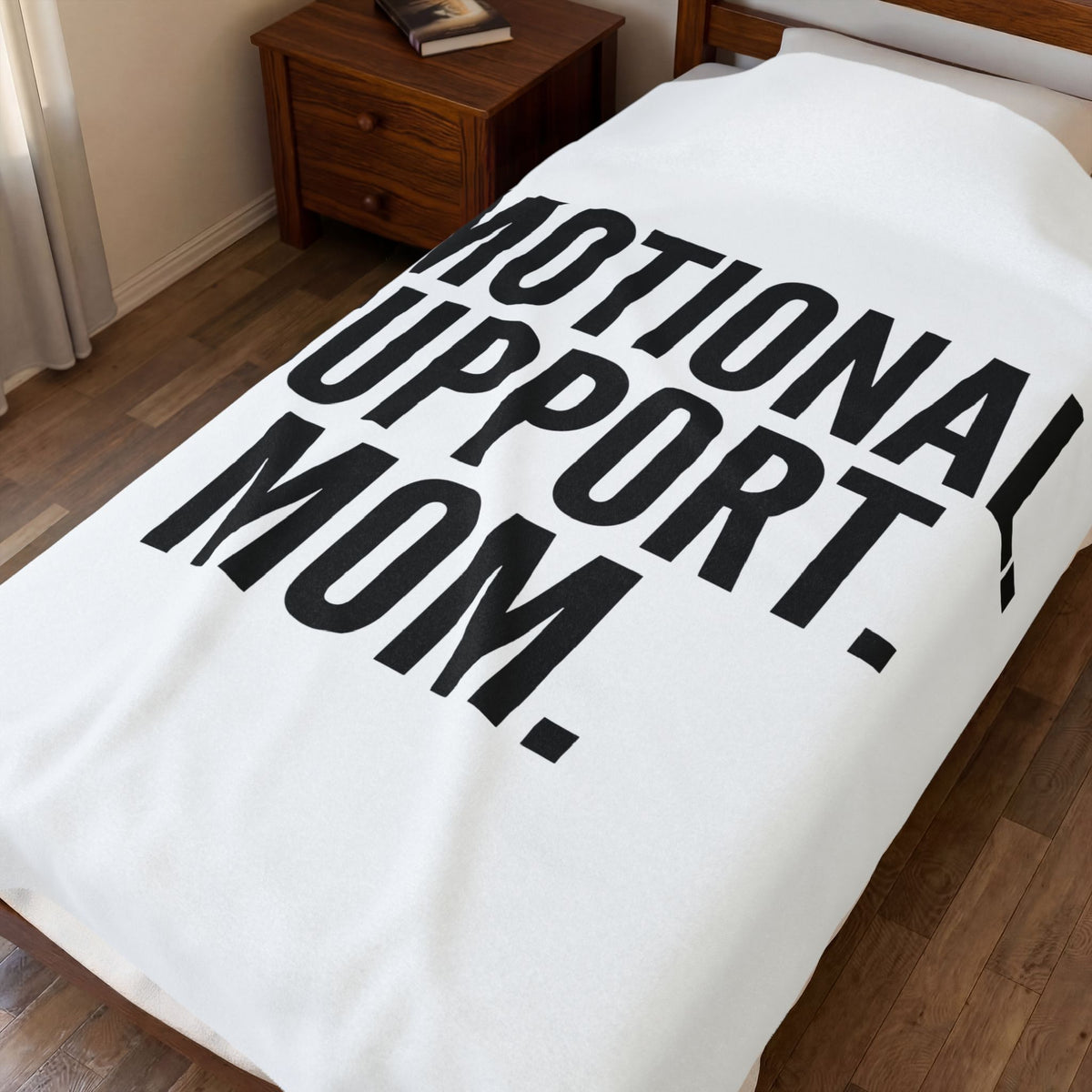 Thick Letters Blanket Moms Ladies Gift Women Sleek Blanket Typography Blanket Motherhood Fan Minimalist Blanket Woman Graphic Current Household