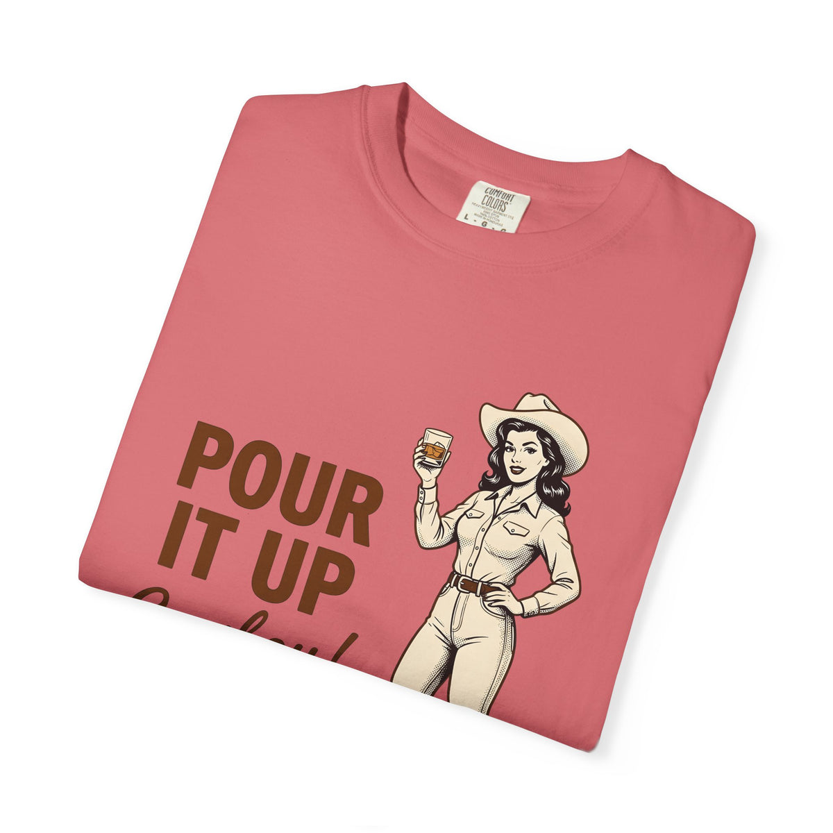Cowgirl Cowgirl Western Gift Vintage Cowgirl Fan Distressed Western T-Shirt