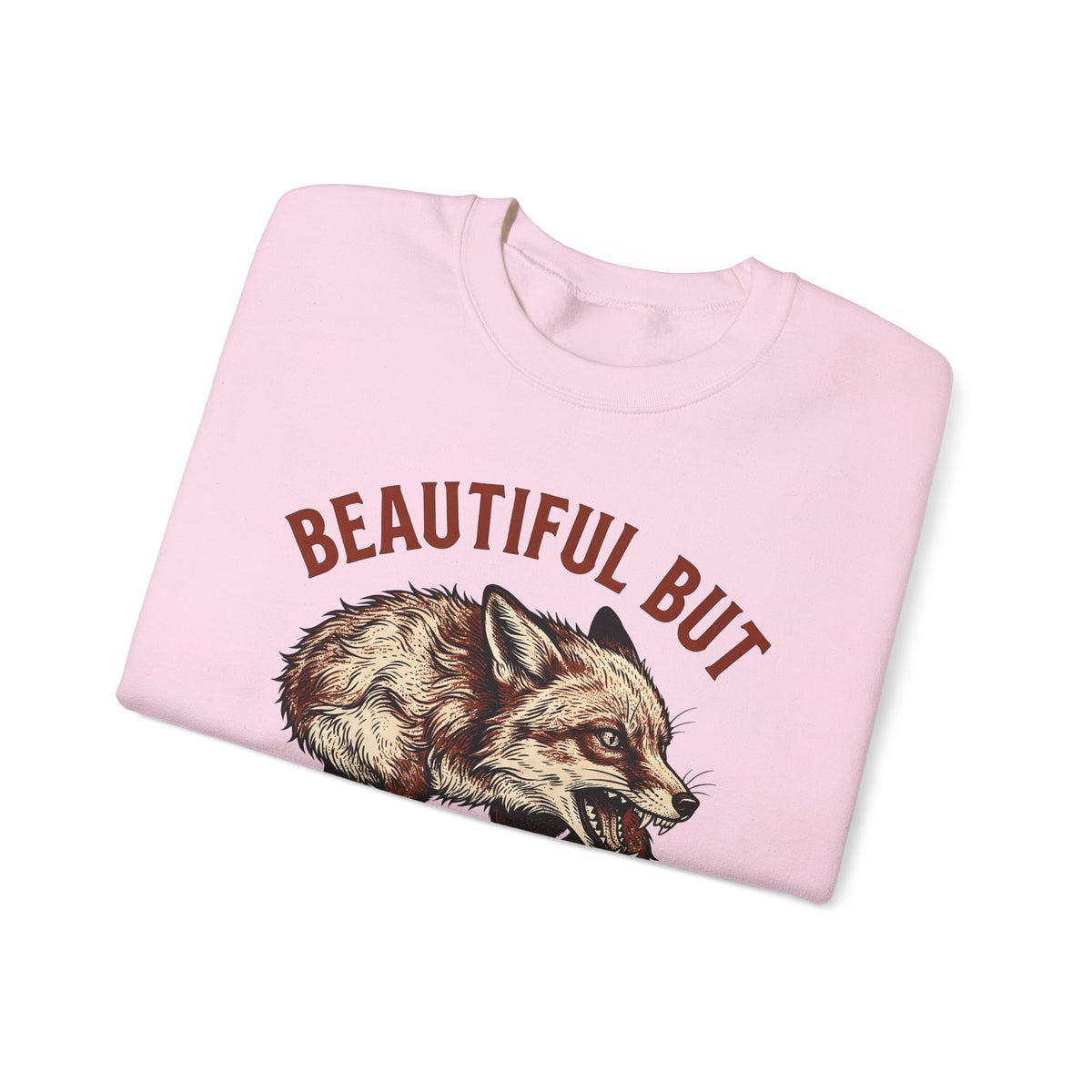 Mad Fox Sweatshirt Funny Pet Gift Women Retro Sweatshirt Fox Sweatshirt Humor Fan Vintage Sweatshirt Animal Graphic Sketch Lettering Sweatshirt