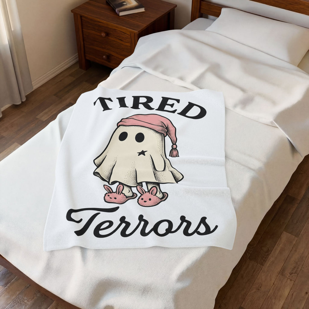 Phantom Sleepwear Blanket Halloween Eerie Gift Women Charming Blanket Nightwear Blanket Horror Fan Spooky Blanket Spooky Graphic Classic Hare
