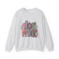Floral Lettering Print Sweatshirt Dog Niece Gift Women Sketch Sweatshirt Typography Sweatshirt Dog Fan Hand Drawn Sweatshirt Niece Graphic Cartoon Chamomile