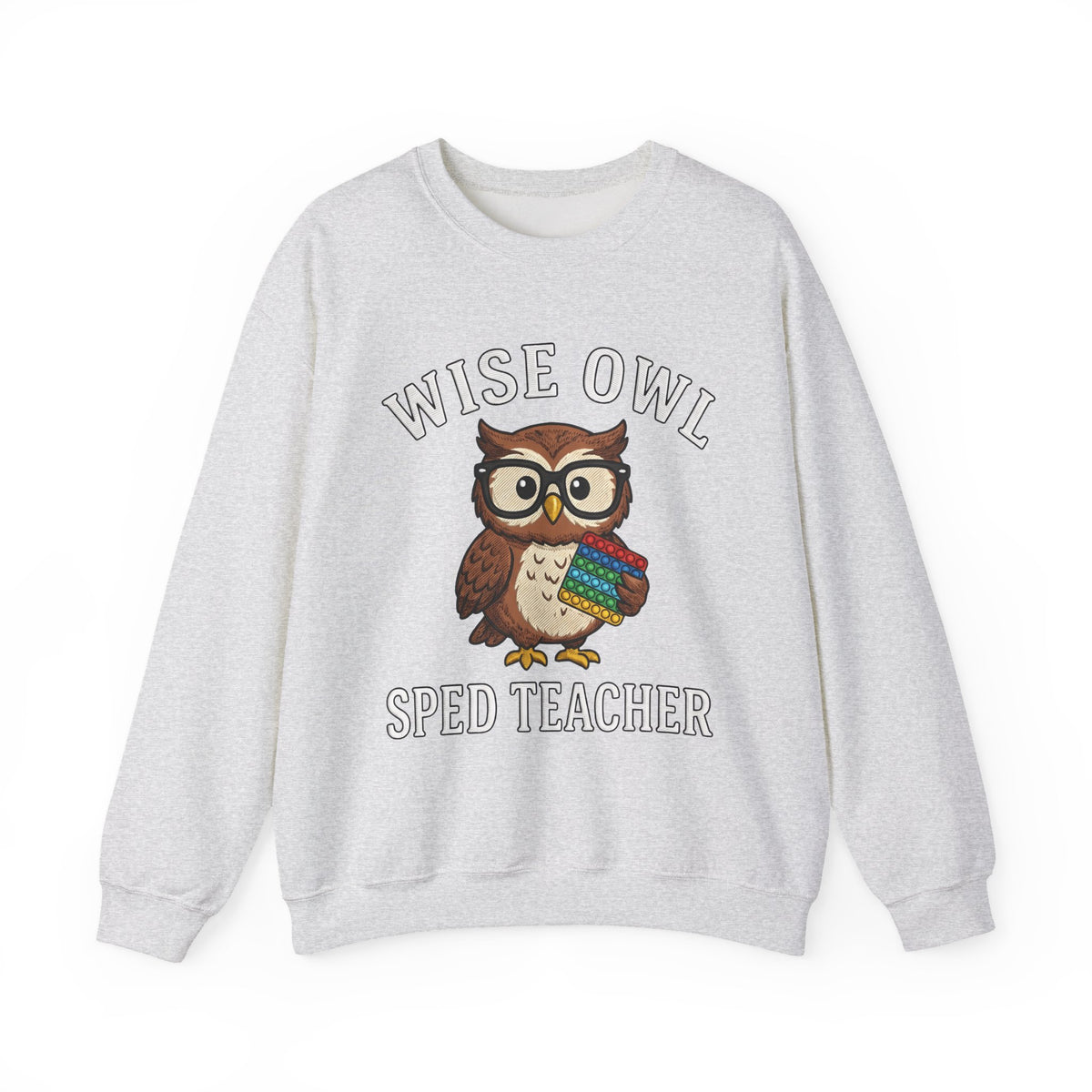 Owl Glasses Sweatshirt Teachers Education Gift Women Cartoon Sweatshirt Spectacles Sweatshirt Educator Enthusiast Comic Sweatshirt Learning Graphic Vintage