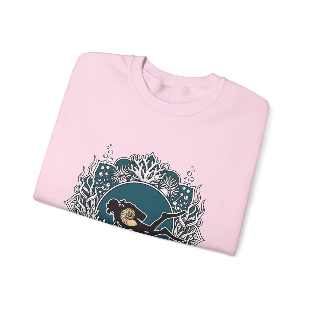 Scuba Diver Sweatshirt Sports Sea Gift Women Bohemian Sweatshirt Snorkeler Sweatshirt Athlete Fan Ocean Graphic Sweatshirt Retro Reef Sweatshirt