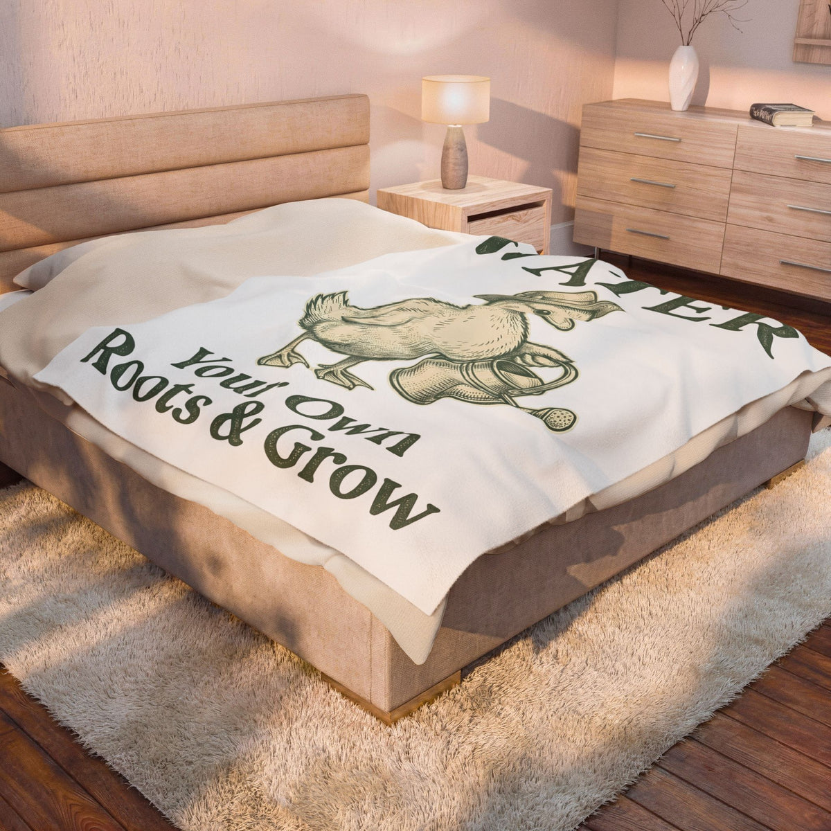 Duck Flower Pot Blanket Easter Landscaping Gift Women Old School Blanket Planter Blanket Easter Fan Vintage Blanket Gardening Graphic Doodle Cap