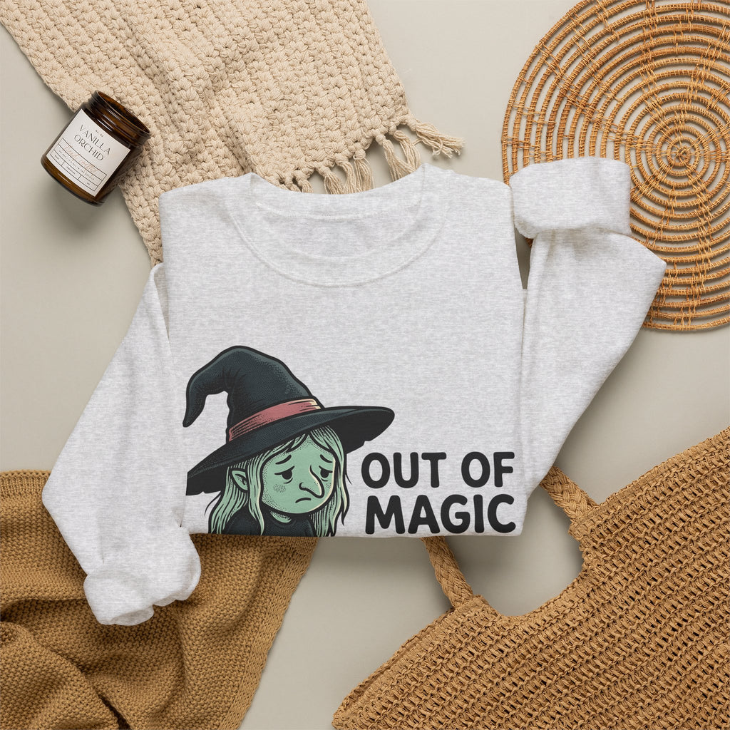 Magic Vacuum Sweatshirt Halloween Joke Gift Women Hand Drawn Sweatshirt Suction Machine Sweatshirt Horror Fan Hand Drawn Sweatshirt Prank Graphic Distressed