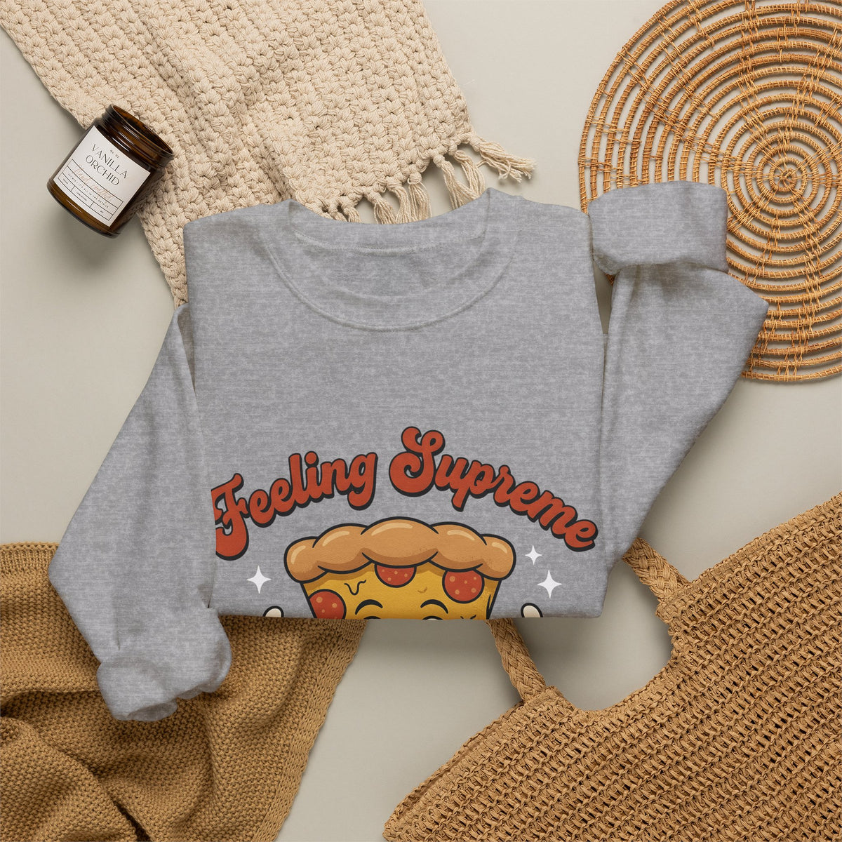 Pizza Cartoon Sweatshirt Pizza Food Gift Women Cute Sweatshirt Pizza Sweatshirt Pizza Fan Kawaii Sweatshirt Cuisine Graphic Retro Stars Sweatshirt