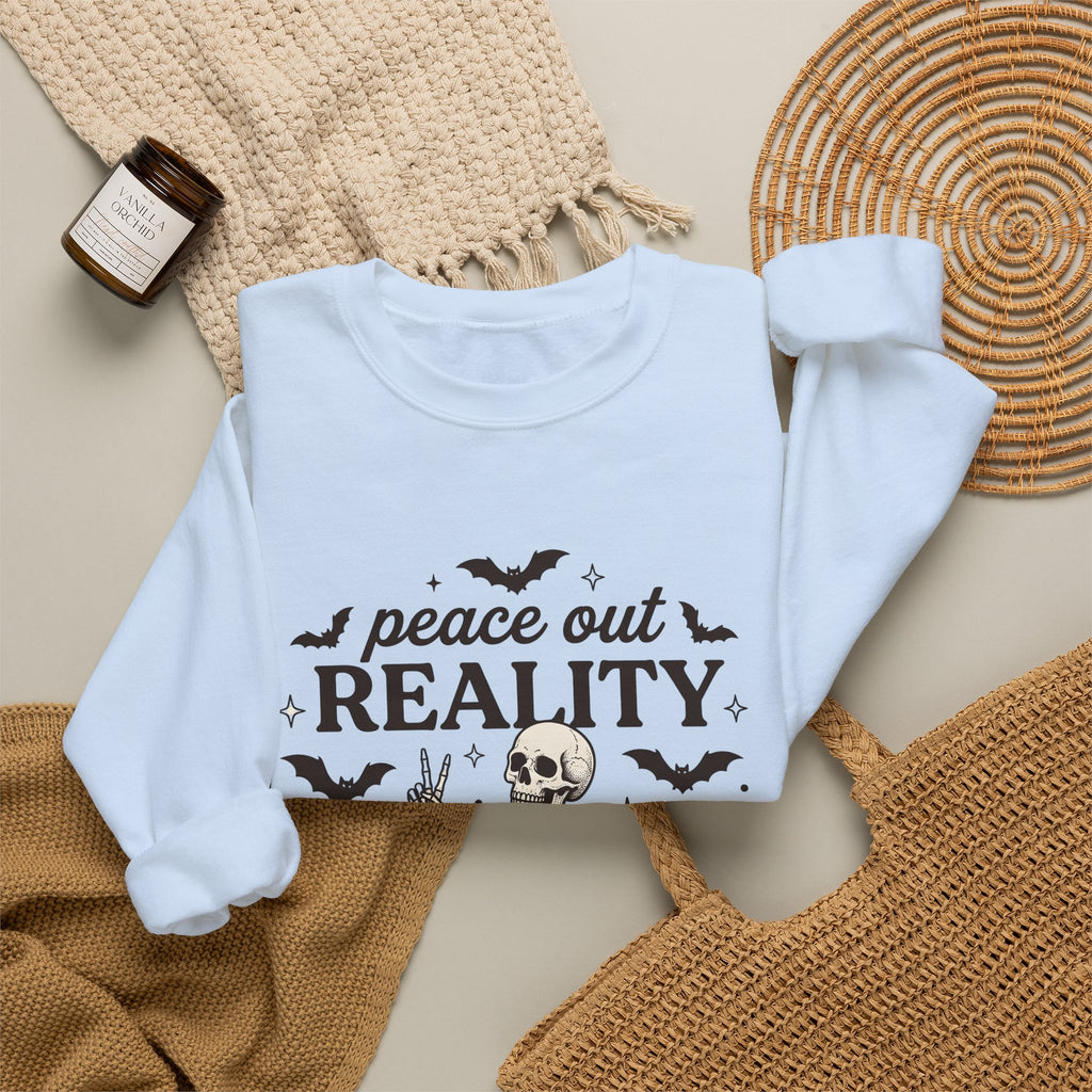 Skeleton Graphic Sweatshirt Funny Halloween Gift Women Gothic Sweatshirt Bones Sweatshirt Humor Fan Dark Sweatshirt Spooky Graphic Vintage Bat Sweatshirt
