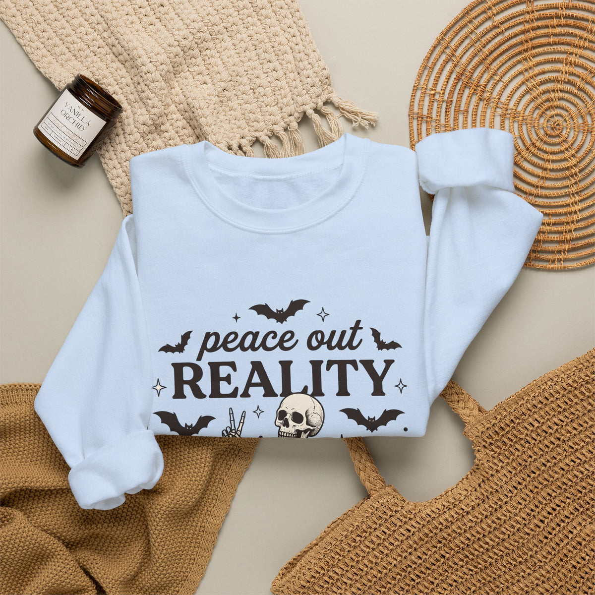 Skeleton Graphic Sweatshirt Funny Halloween Gift Women Gothic Sweatshirt Bones Sweatshirt Humor Fan Dark Sweatshirt Spooky Graphic Vintage Bat Sweatshirt