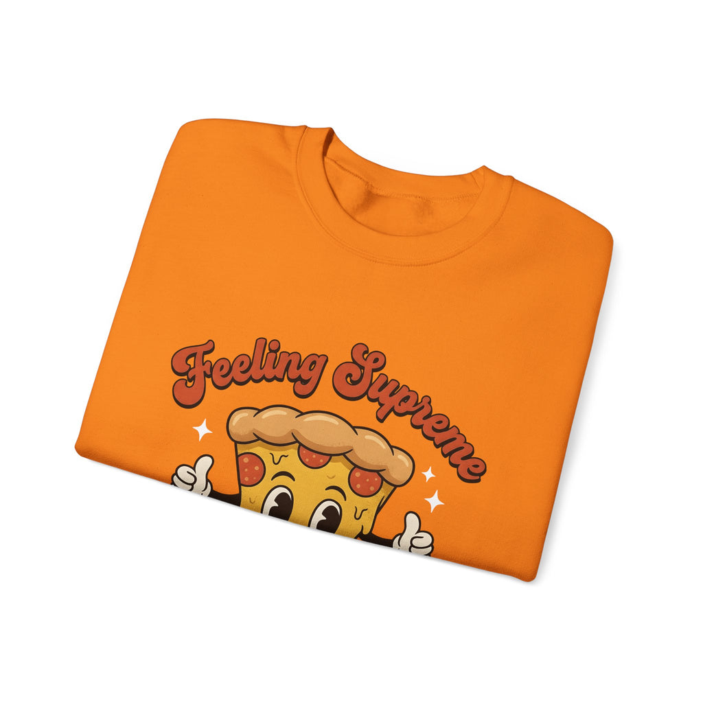 Pizza Cartoon Sweatshirt Pizza Food Gift Women Cute Sweatshirt Pizza Sweatshirt Pizza Fan Kawaii Sweatshirt Cuisine Graphic Retro Stars Sweatshirt