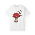 Shroom T-Shirt Boho Chic Environment Gift Women Applique T-Shirt Mushroom T-Shirt Hippie Fan Embroidered T-Shirt Eco Graphic Old-Fashioned
