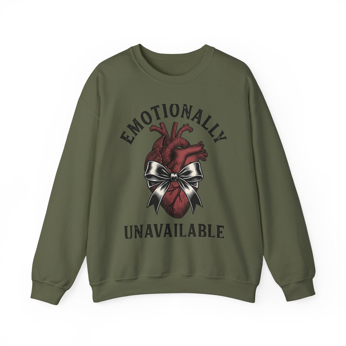 Anatomical Heart Sweatshirt Halloween Dark Humor Gift Women Gothic Sweatshirt Heart Sweatshirt Horror Fan Macabre Sweatshirt Sarcastic Graphic Vintage Bow
