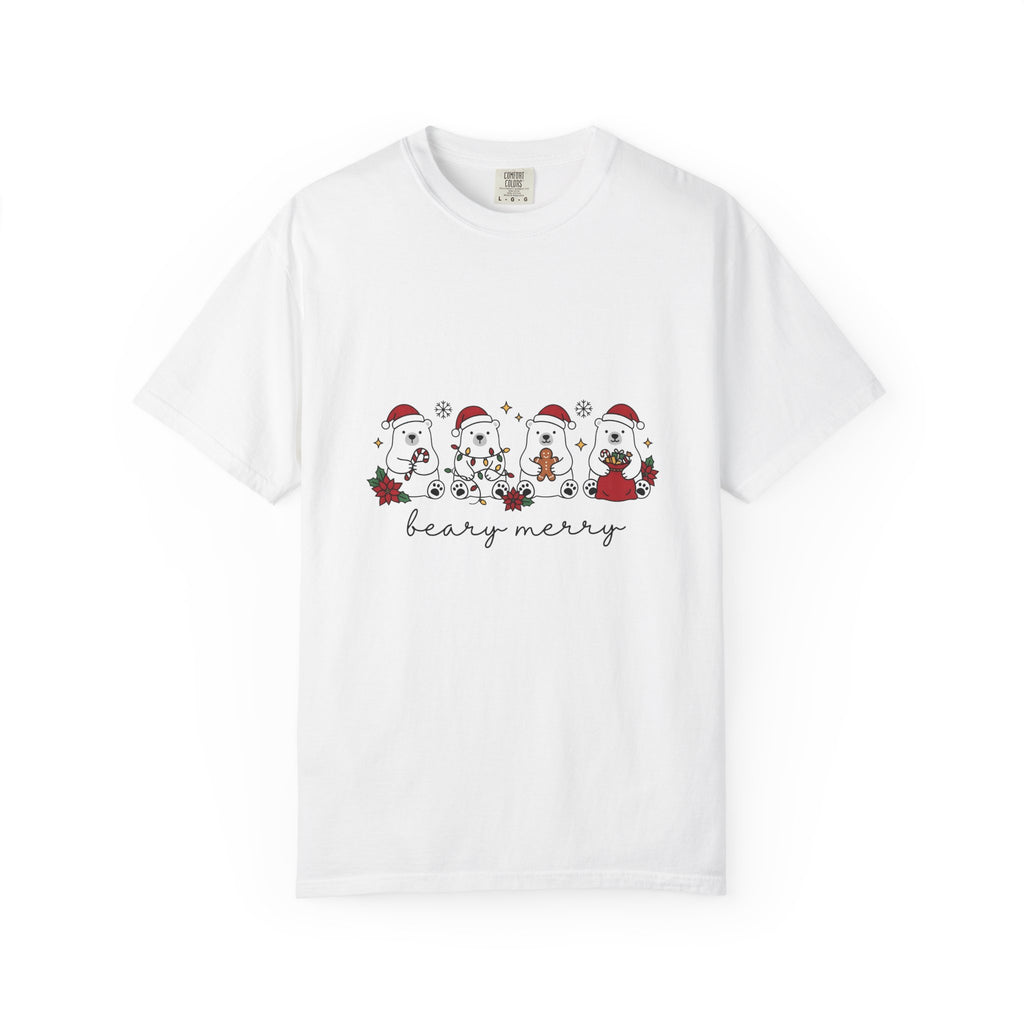Polar Bear Pack Christmas Fauna Gift Playful Ursidae Xmas Fan Arctic Animal Wildlife Festive T-Shirt