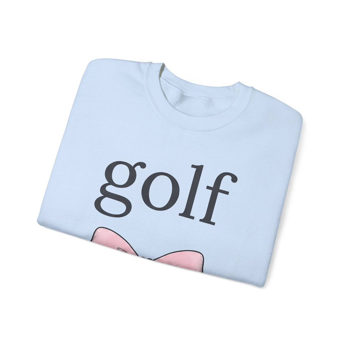 Magenta Bow Sweatshirt Golf Vibe Gift Women Contemporary Sweatshirt Bow Tie Sweatshirt Golfer Fan Modern Sweatshirt Atmosphere Graphic Doodle Strip Sweatshirt