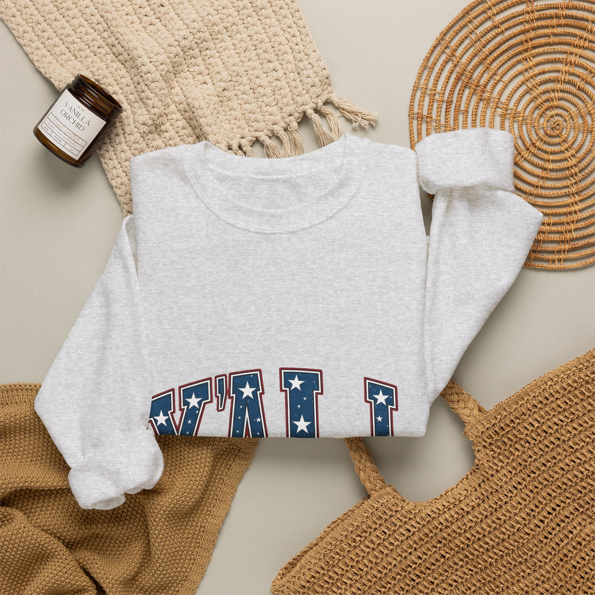 Usa Text Sweatshirt 4th Of July Cowboy Gift Women Hand Drawn Sweatshirt American Text Sweatshirt Independence Day Fan Illustrated Sweatshirt Rodeo Graphic