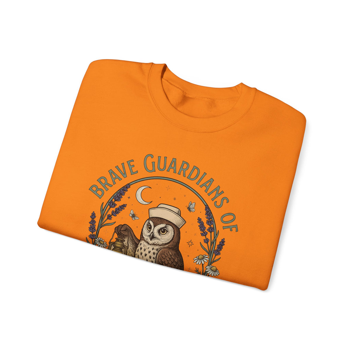 Nursing Owl Sweatshirt Nurses Gratitude Gift Women Retro Sweatshirt Owl Sweatshirt Nurse Enthusiast Vintage Sweatshirt Appreciation Graphic Sketch Torch Sweatshirt