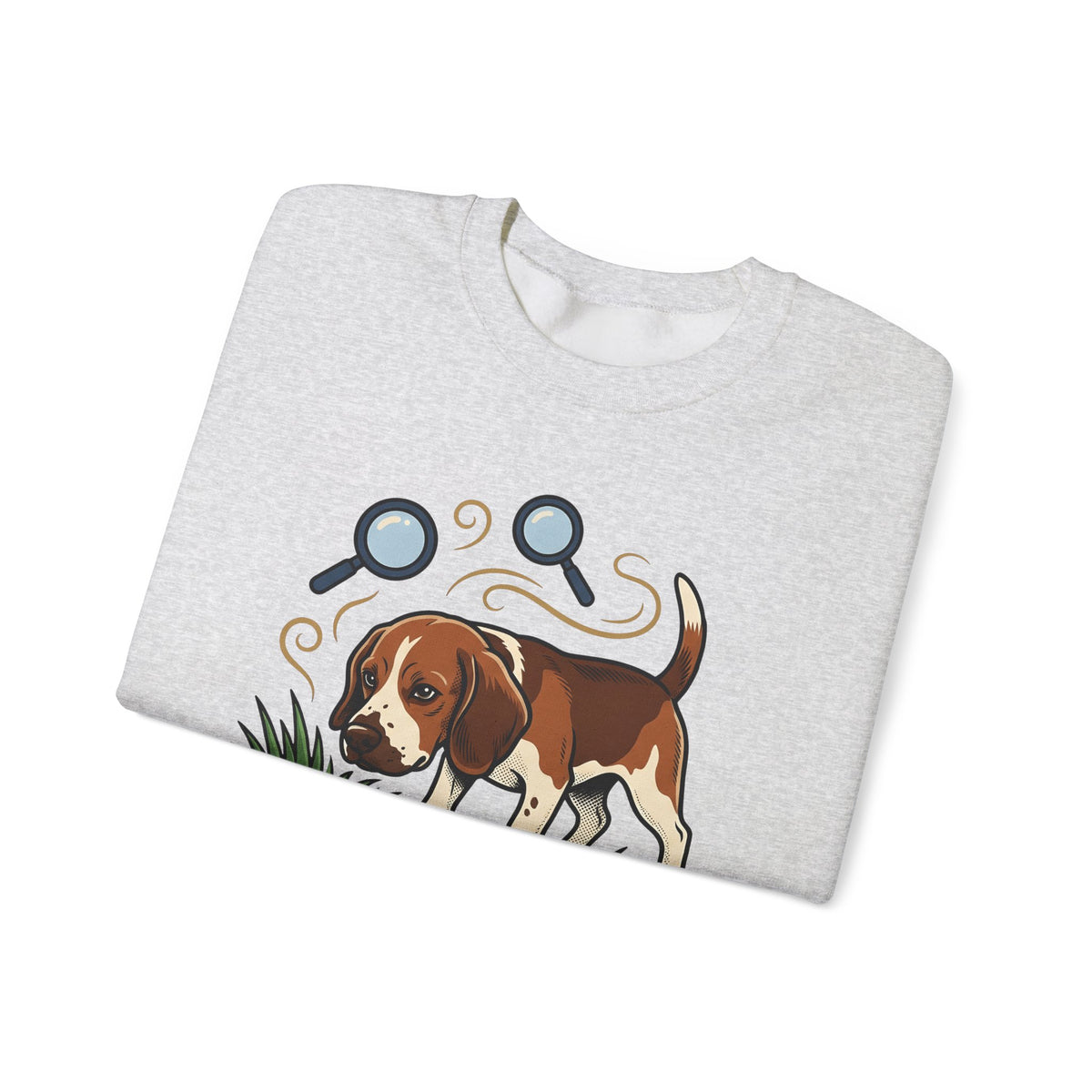 Beagle Pet Sweatshirt Dog Comedy Gift Women Animated Sweatshirt Hound Sweatshirt Dog Fan Cartoon Sweatshirt Humor Graphic Classic Loupe Sweatshirt