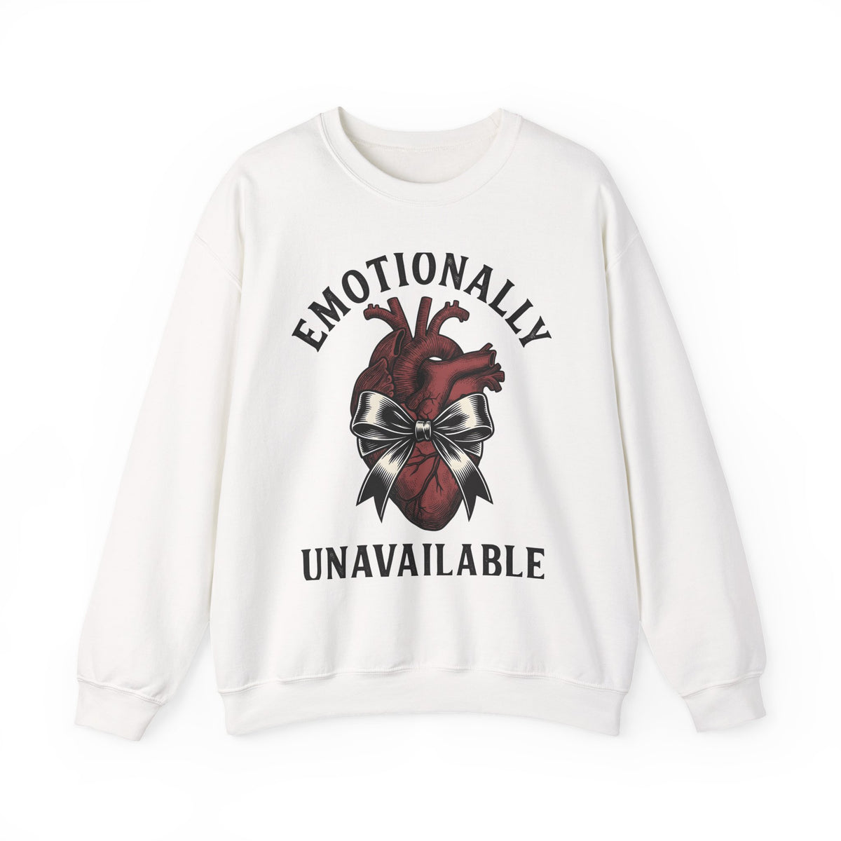 Anatomical Heart Sweatshirt Halloween Dark Humor Gift Women Gothic Sweatshirt Heart Sweatshirt Horror Fan Macabre Sweatshirt Sarcastic Graphic Vintage Bow