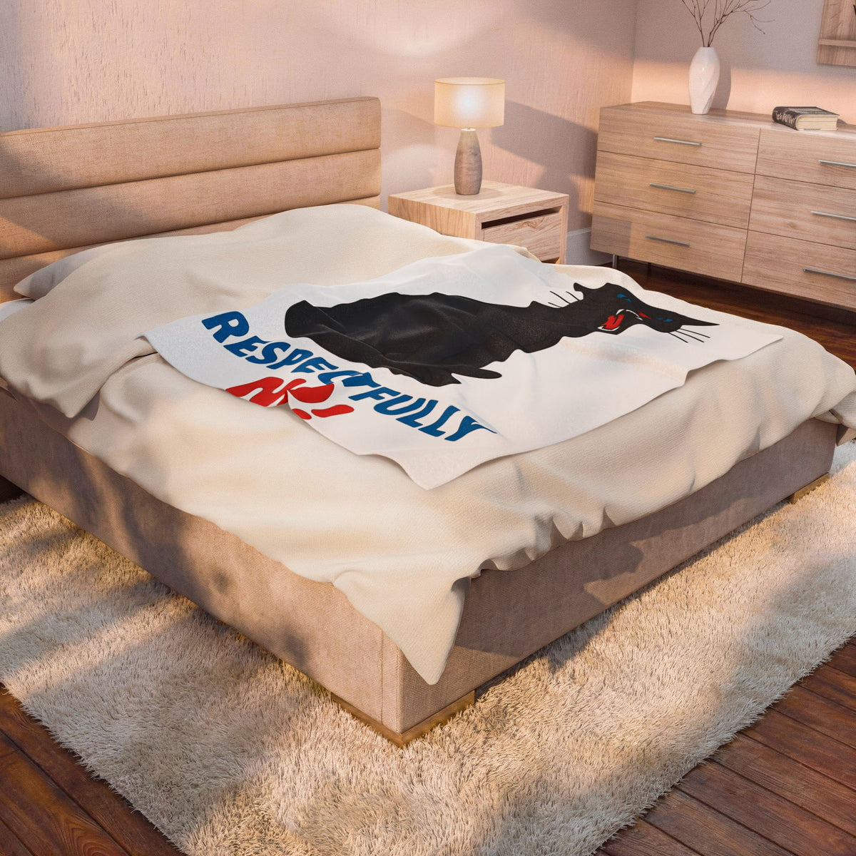 Black Cat Blanket Cat Humor Gift Women Bold Graphic Blanket Cat Blanket Cat Fan Graphic Blanket Funny Graphic Retro Fangs Blanket