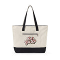 Festive Message Tote Bag Christmas Fun Gift Women Joyful Tote Bag Holiday Greeting Tote Bag Christmas Fan Cheerful Tote Bag Amusement Graphic Classic