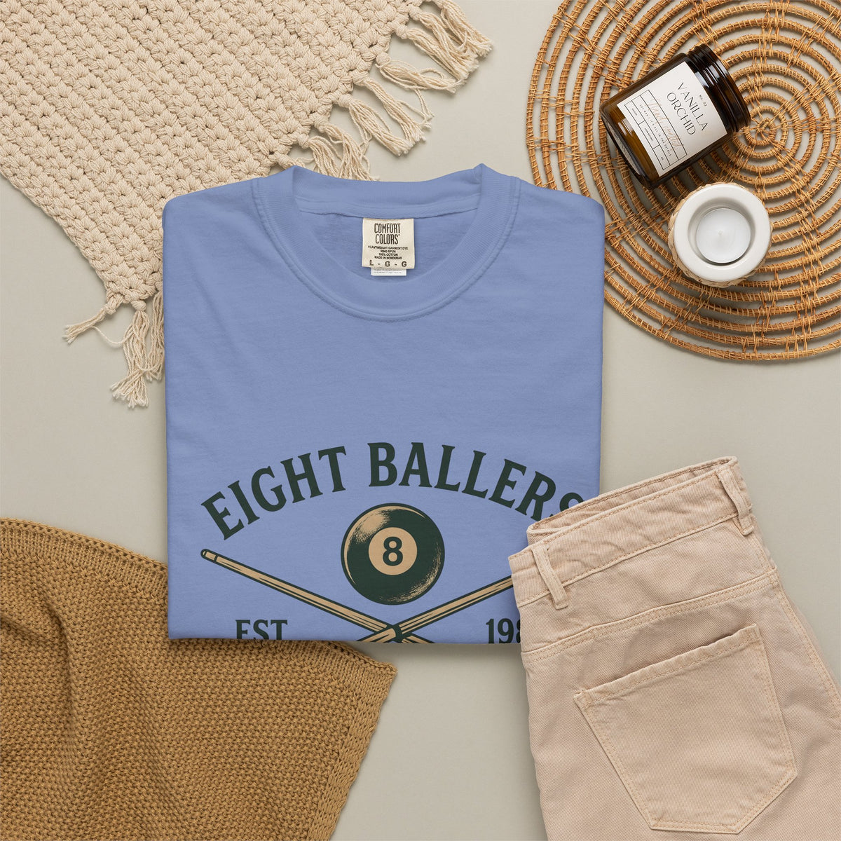 Eight Ball T-Shirt Billiards Bar Gift Women Vintage T-Shirt Magic Ball T-Shirt Pool Fan Distressed T-Shirt Pub Graphic Retro Pool Cues T-Shirt