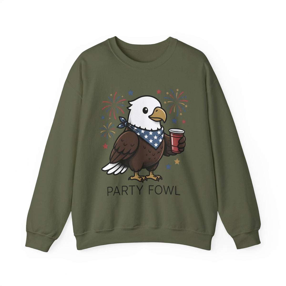 Bald Eagle Sweatshirt 4th Of July Usa Gift Women Comic Sweatshirt Eagle Sweatshirt Independence Day Fan Cartoon Sweatshirt American Graphic Vintage Fireworks
