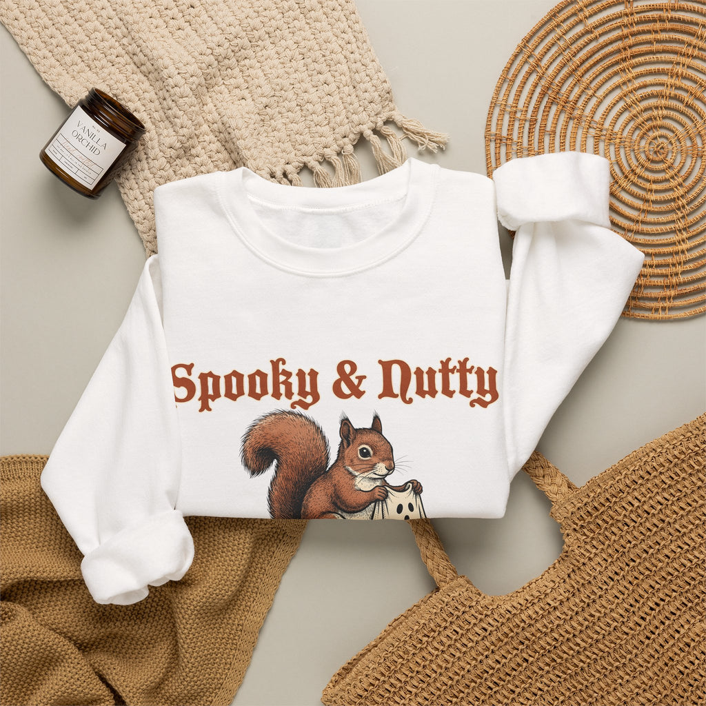 Tree Critter Pumpkin Sweatshirt Halloween Creatures Gift Women Rustic Sweatshirt Gourd Sweatshirt Spooky Fan Primitive Sweatshirt Monster Graphic Outline Seed