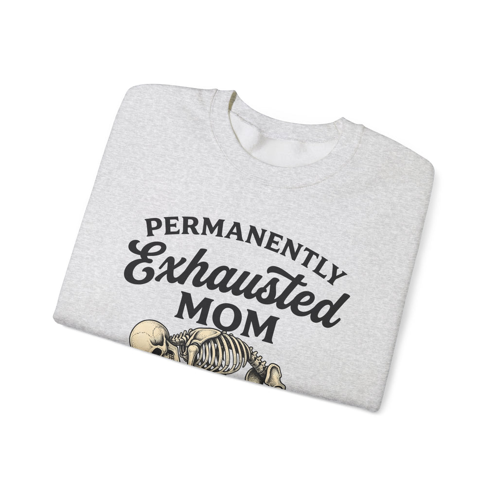 Skeleton Mom Humor Gift Vintage Skull Mother Fan Retro Funny Hand Drawn Phone Sweatshirt