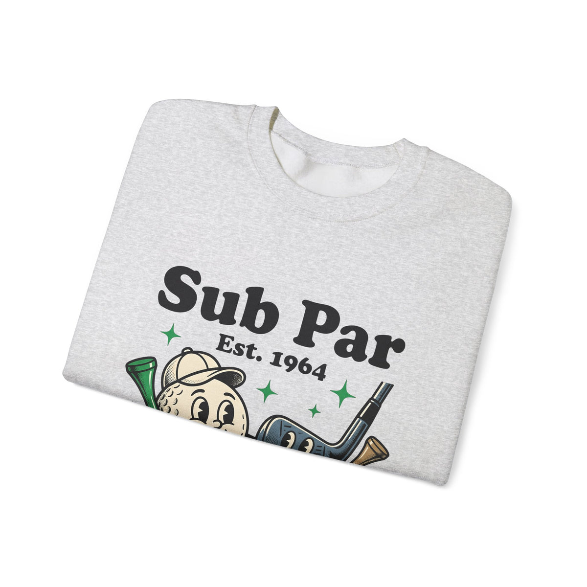 Golf Cartoon Sweatshirt Golf Humor Gift Women Vintage Sweatshirt Cartoon Character T-Sh