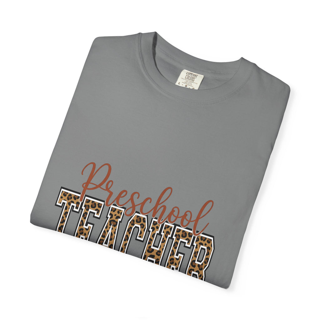 Cheetah Print Teacher T-Shirt Teacher Wildlife Gift Women Vibrant T-Shirt Educator T-Shirt Teacher Enthusiast Colorful T-Shirt Animal Graphic